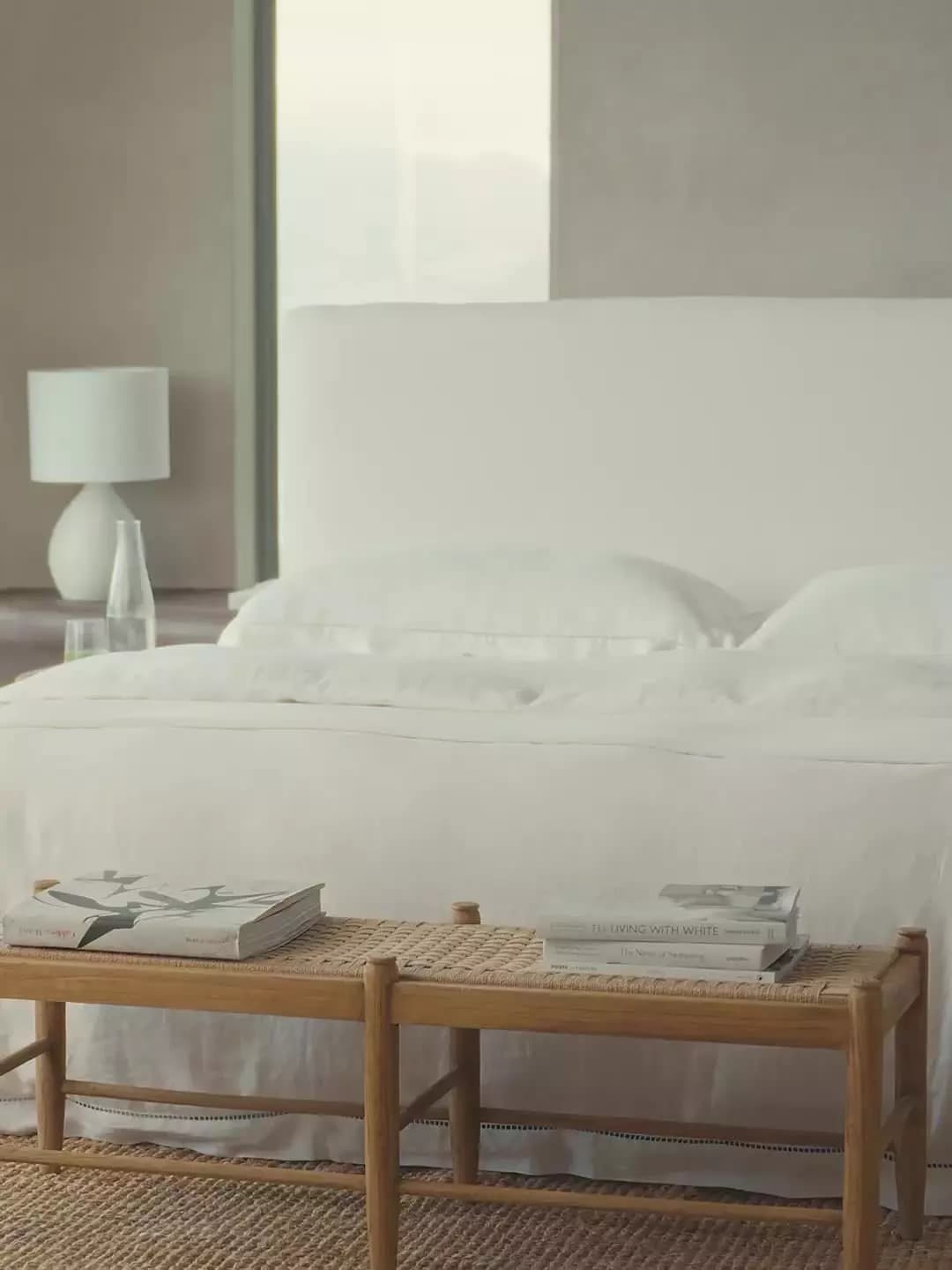 A peaceful bedroom moment